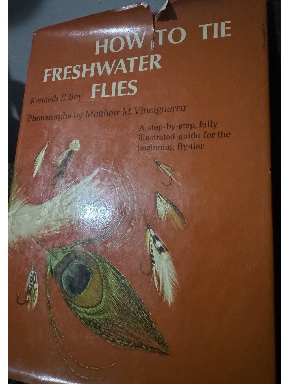 How To Tie Freshwater Flies Kenneth E Bay Fly Tying Book Hardcover DJ 1974